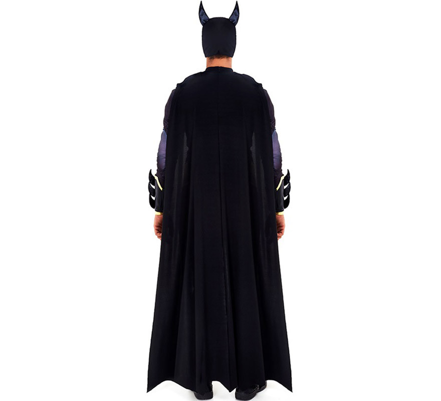 Costume da eroe pipistrello con maschera per uomo-B