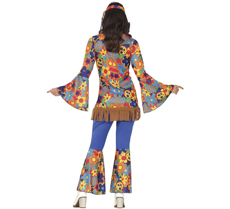 Fato de flor hippie para mulheres-B