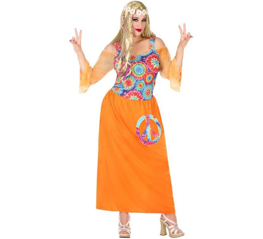 Hippie für den Frieden Kostüm für Frauen-B