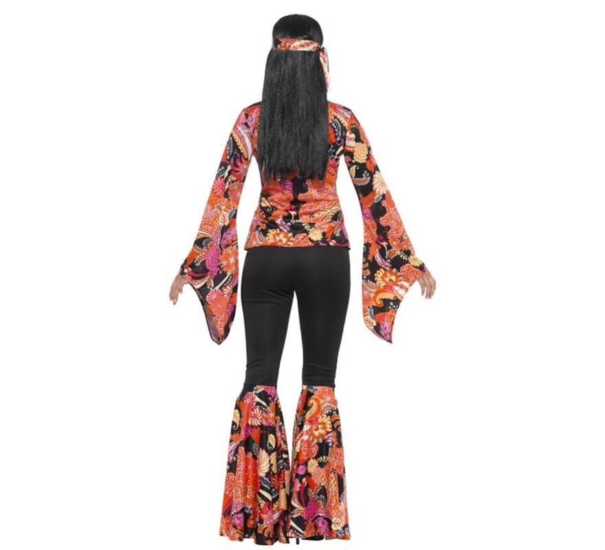 Costume hippy multicolore per una donna-B
