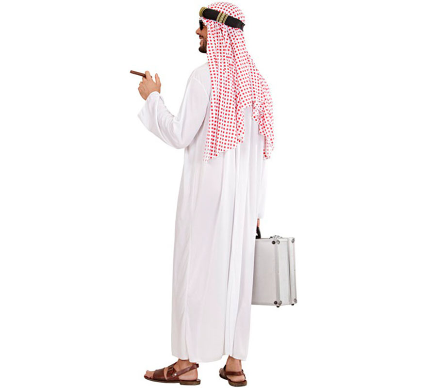 Fato de Sheik Árabe Milionário para Homens-B