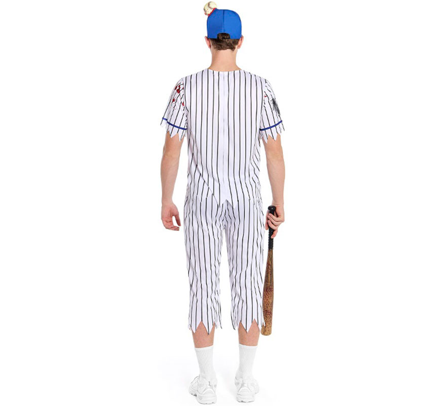 Zombie Baseball Player Costume for Men-B Zombie Baseball Player Costume for Men-B
