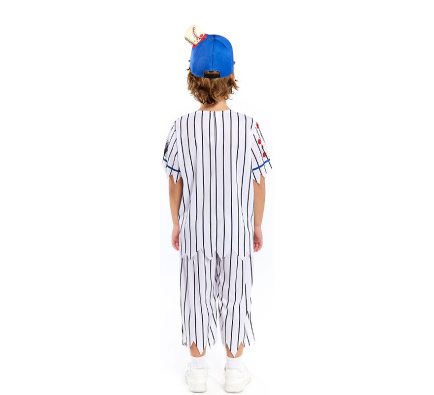 Zombie Baseball Player Costume for Boys-B