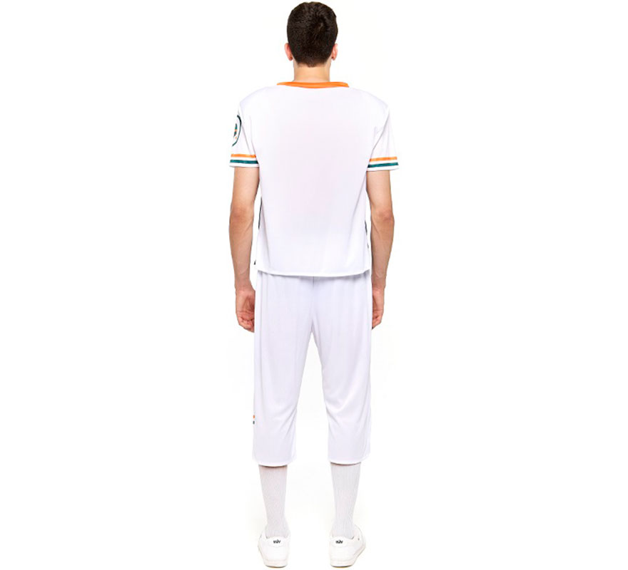 Disfraz de Jugador de Rugby verde y blanco para hombre-B