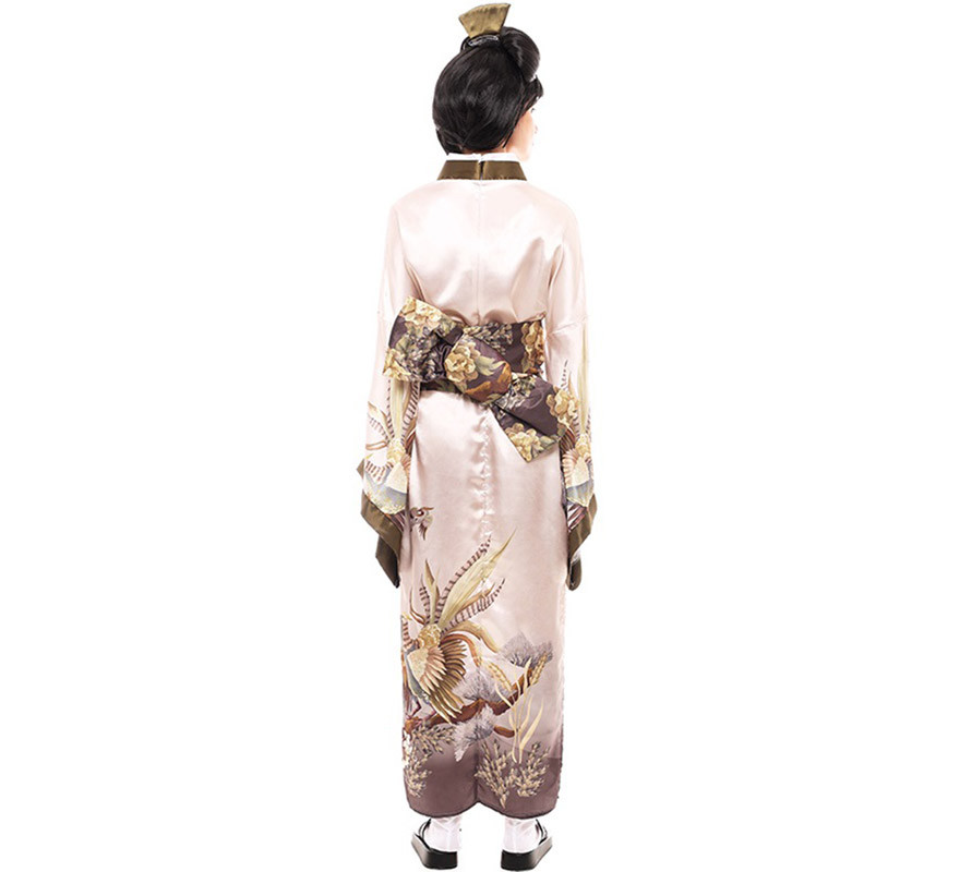 Disfraz de Kimono Japonés Tradicional color pastel para mujer-B