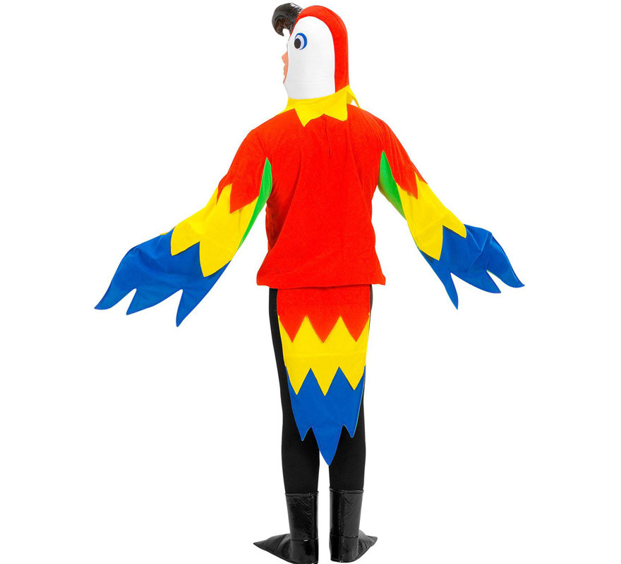Costume da pappagallo colorato per uomo-B