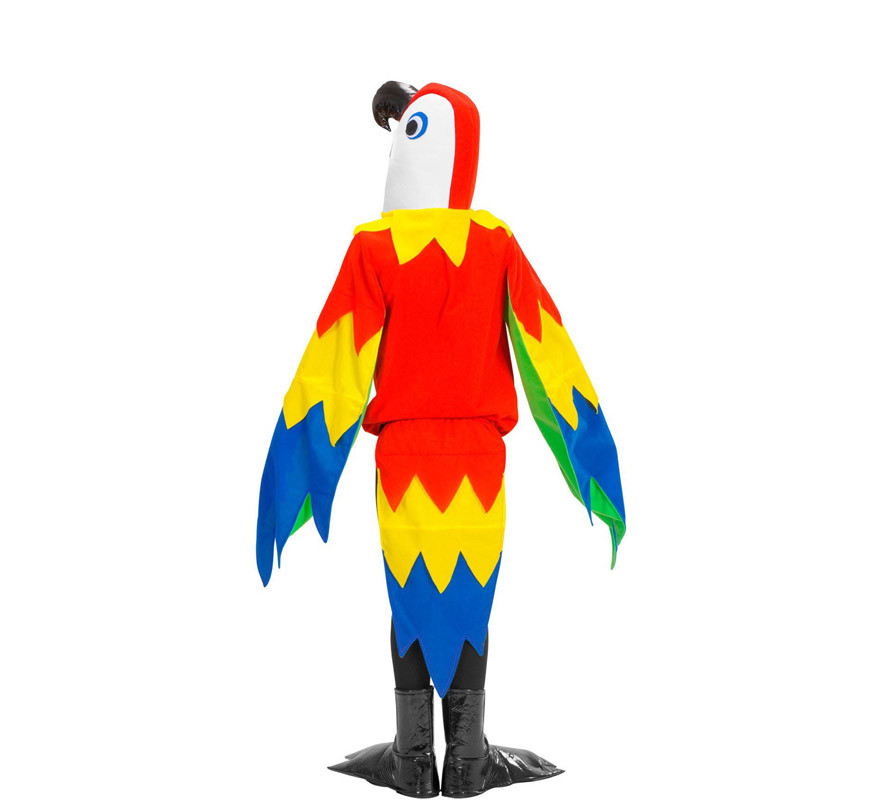 Fato de papagaio colorido infantil-B