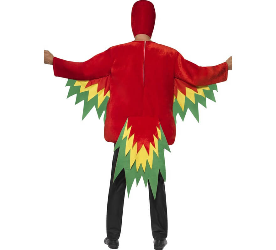 Costume da pappagallo rosso per un uomo-B