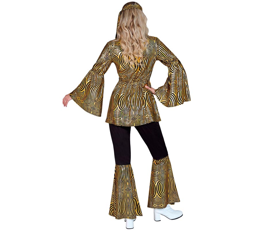 Déguisement Disco Golden Waves années 70 femme-B