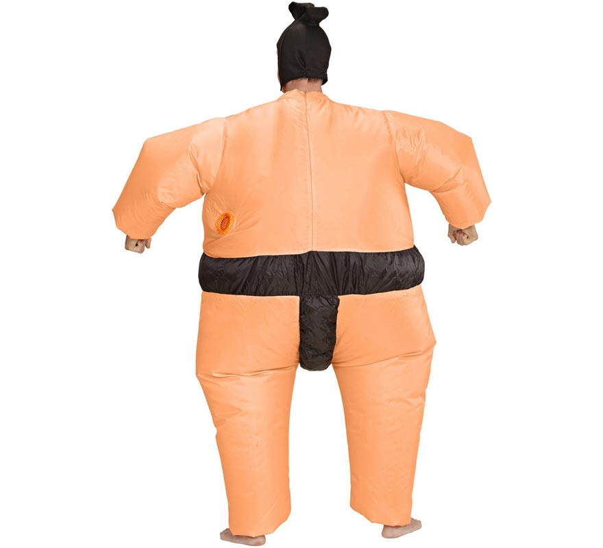 Disfraz de Luchador Sumo con tocado hinchable para adulto-B