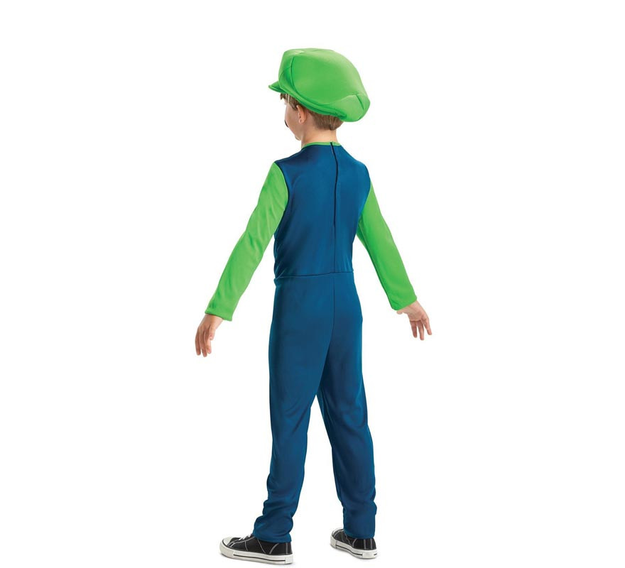 Disfraz de Luigi Nintendo Super Mario Brothers para niño-B