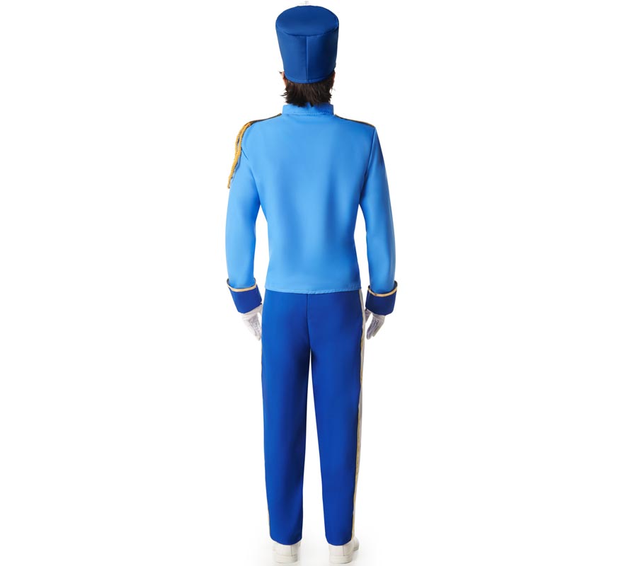 Fato de majorette azul para homem-B