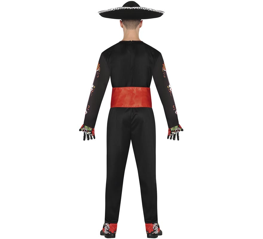 Mariachi Skeleton Costume for Men-B