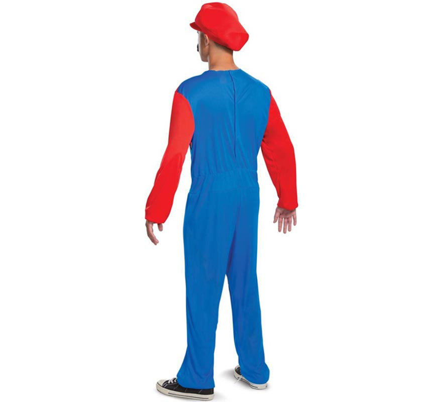Disfraz de Mario Nintendo Super Mario Brothers clásico para hombre-B