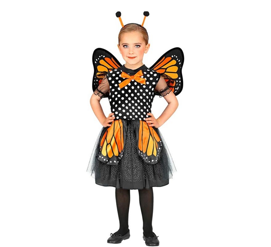 Orange Butterfly Costume for Girls-B