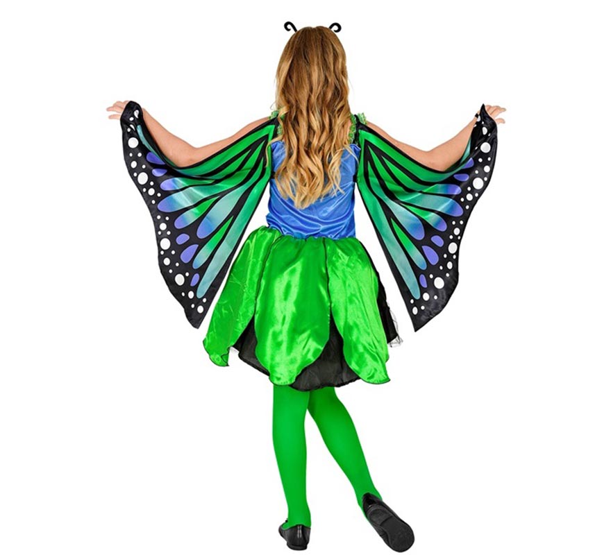 Green Butterfly Costume with Wings for Girls-B