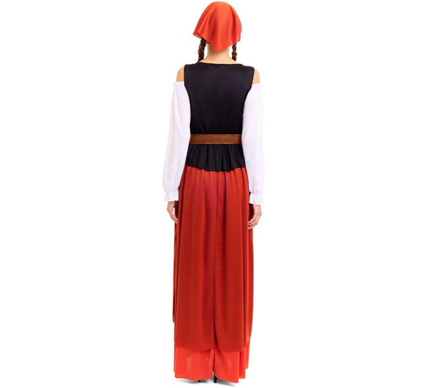 Disfraz de Mesonera Medieval para mujer-B