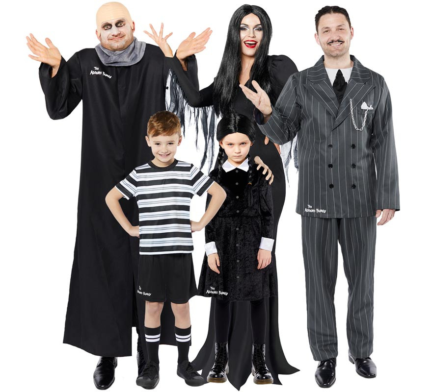 Disfraz de Miércoles Addams de la Familia Addams para mujer-B