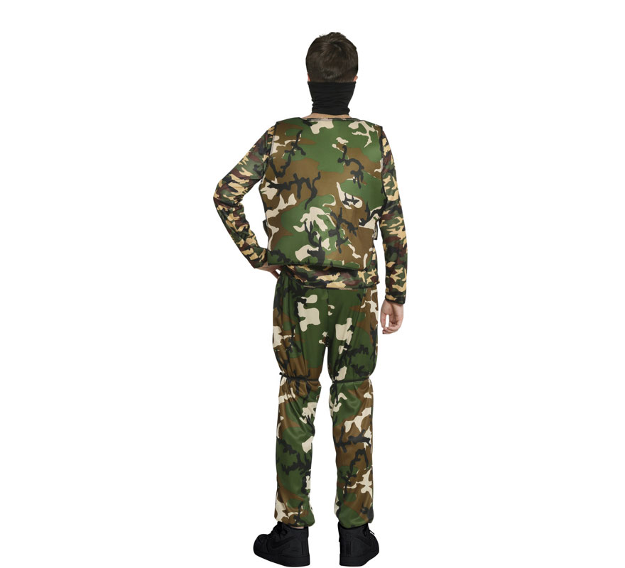 Militärisches Camouflage-Kostüm für Teenager-B