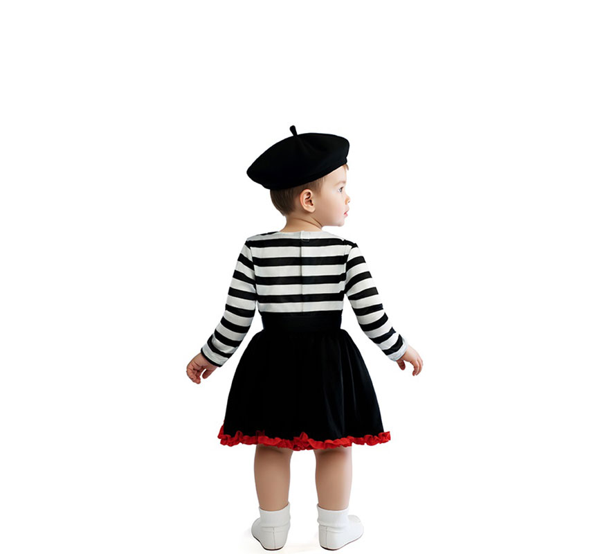 Disfraz de Mimo con Falda para bebé-B