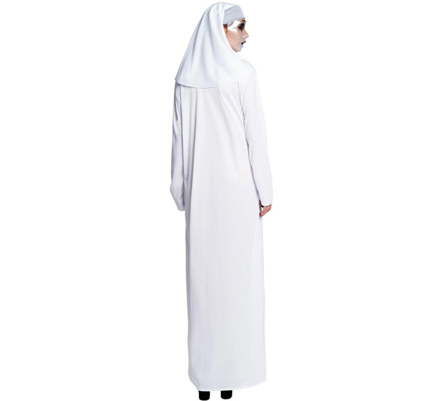 Costume da suora bianco per donna-B