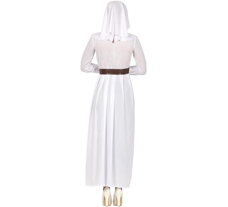 Fato de freira branca para mulheres-B