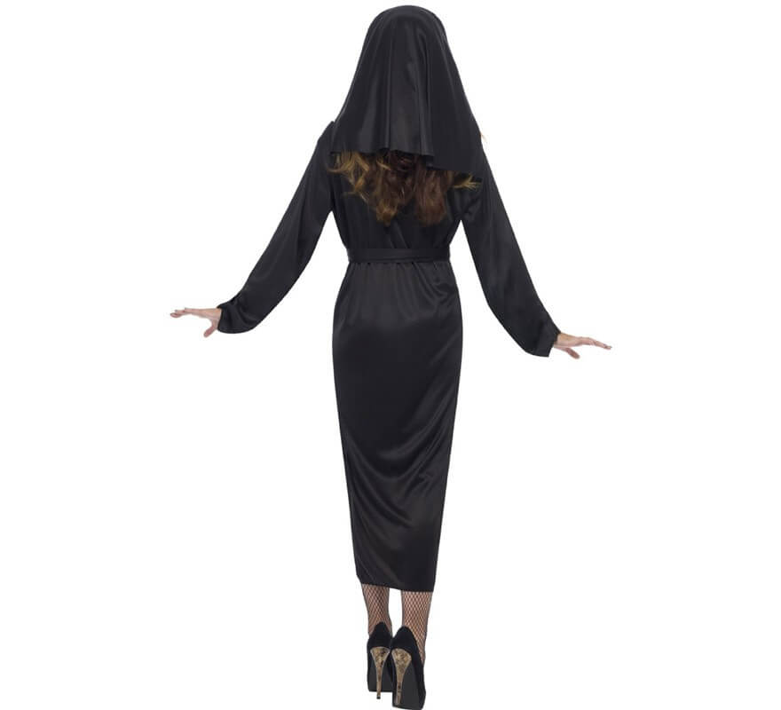 Disfraz de Monja color Negro para Mujer-B