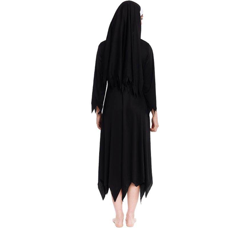 Zombie Nun Costume Women's Tunic with Spikes-B