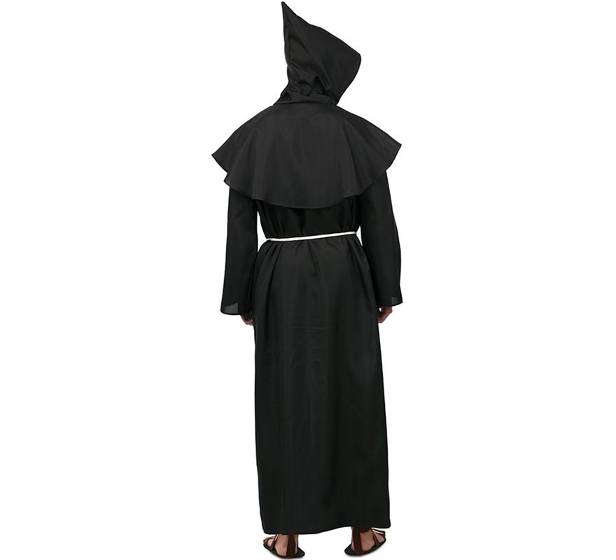 Dark Medieval Monk Costume with Cross for Men-B