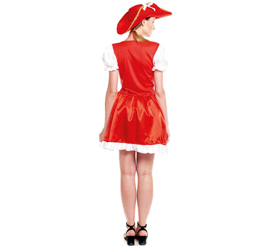 Disfraz de Mosquetera Roja en Vestido para mujer-B