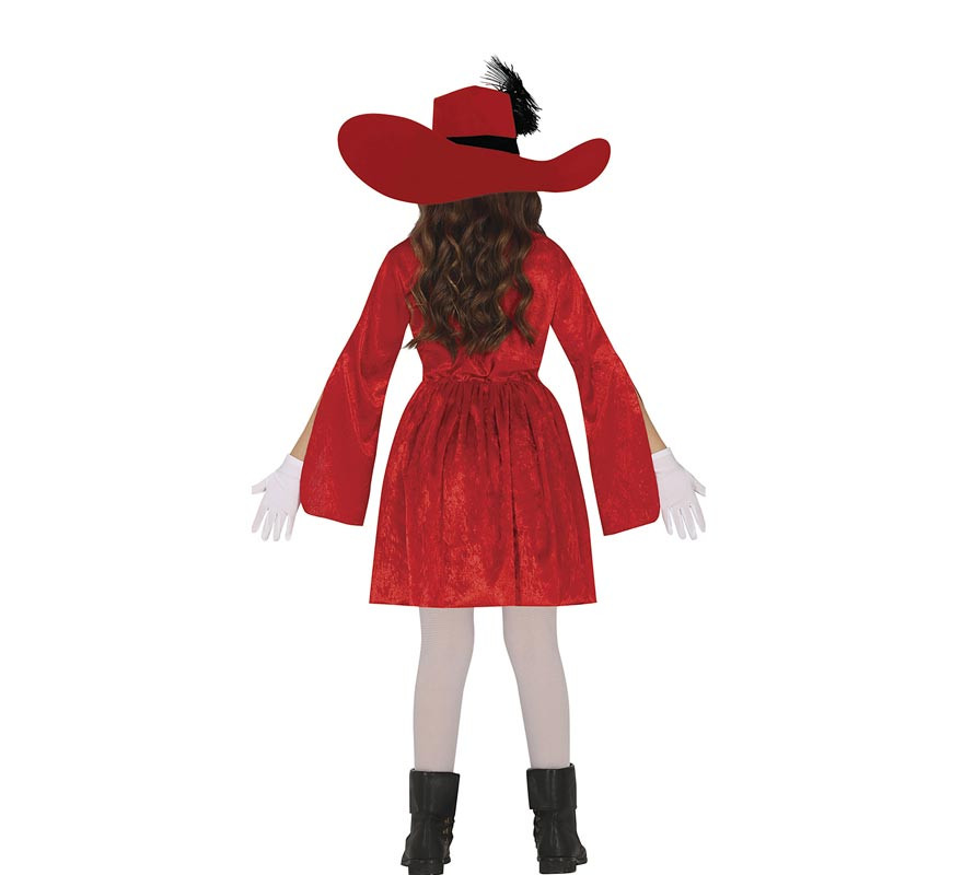 Disfraz de Mosquetero rojo para niños-B