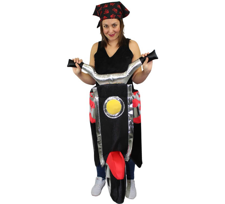 Costume da motociclista in sella a bici custom per adulti-B