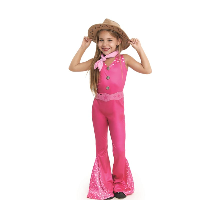 Fuchsia Cowgirl Famous Doll Costume for Girl-B