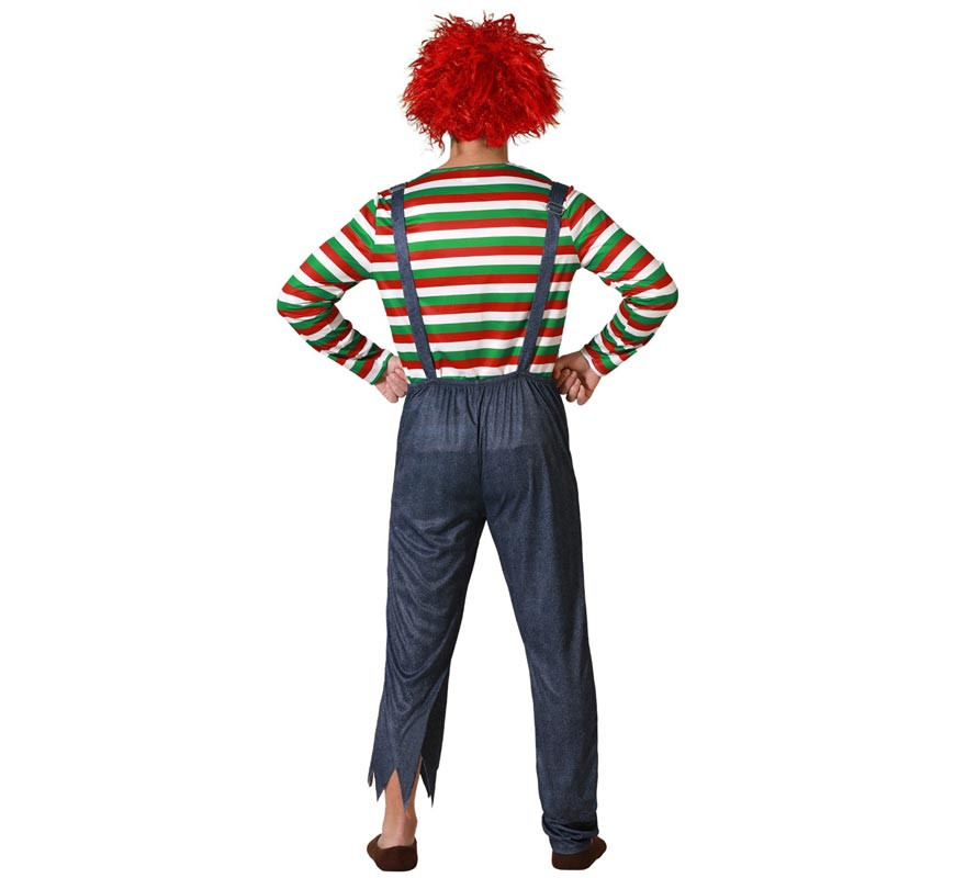 Multicolor Diabolical Doll Costume for Men-B