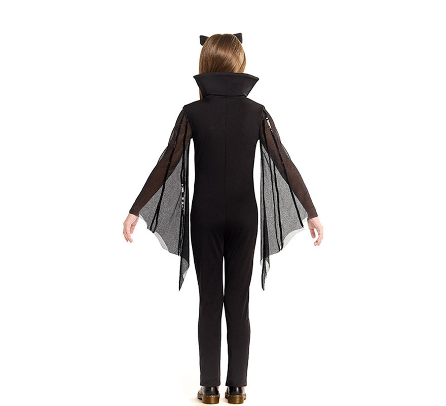 Bat Costume with Ears for Girls-B