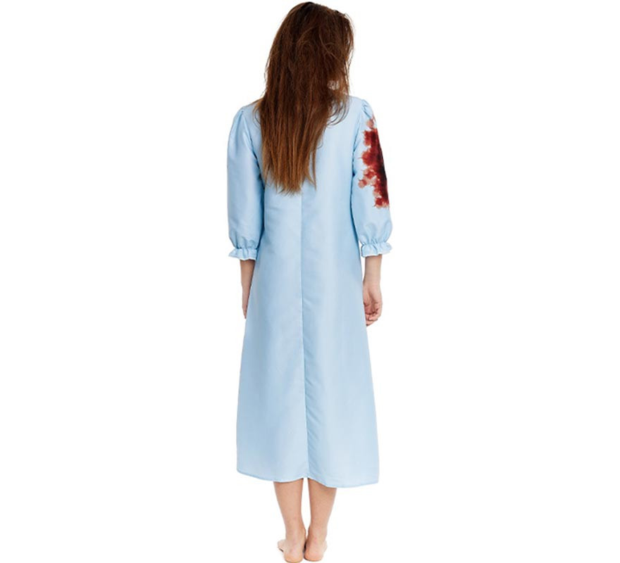 Déguisement de fille possédée en robe bleue pour femme-B