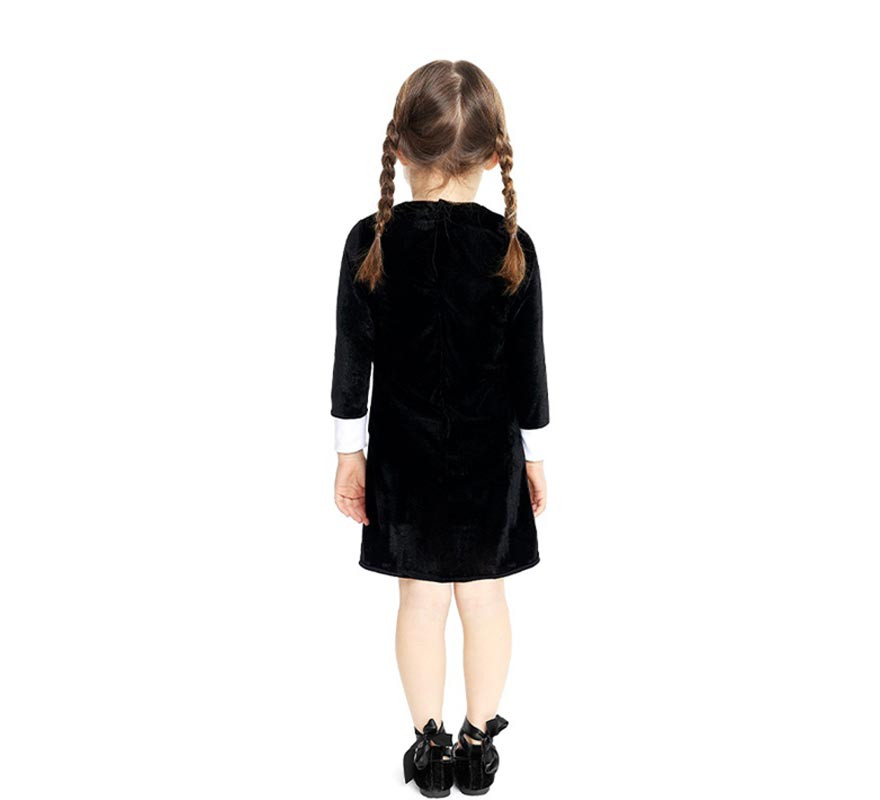 Classic black creepy girl costume for baby and girl-B