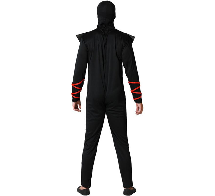 Disfraz de Ninja Dragón rojo para hombre-B