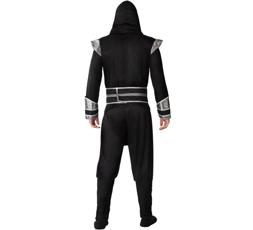 Schwarze Ninja-Kostüm für Männer-B