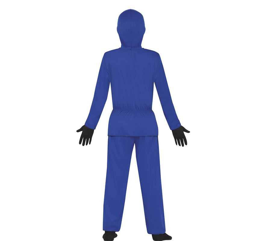 Disfraz de Ninja Warrior Azul para niños-B