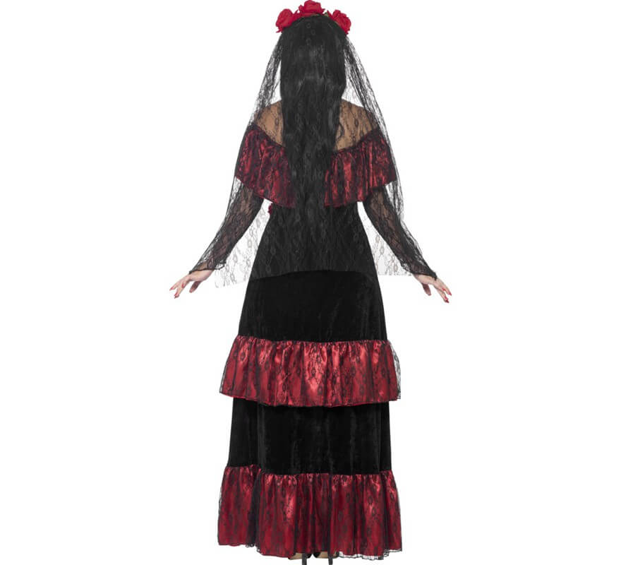 Disfraz de Novia del Día de Muertos para mujer-B