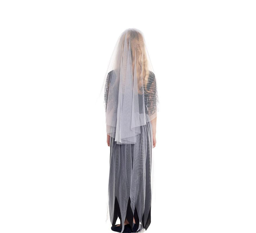 Graues Geisterbraut-Kostüm für Mädchen-B