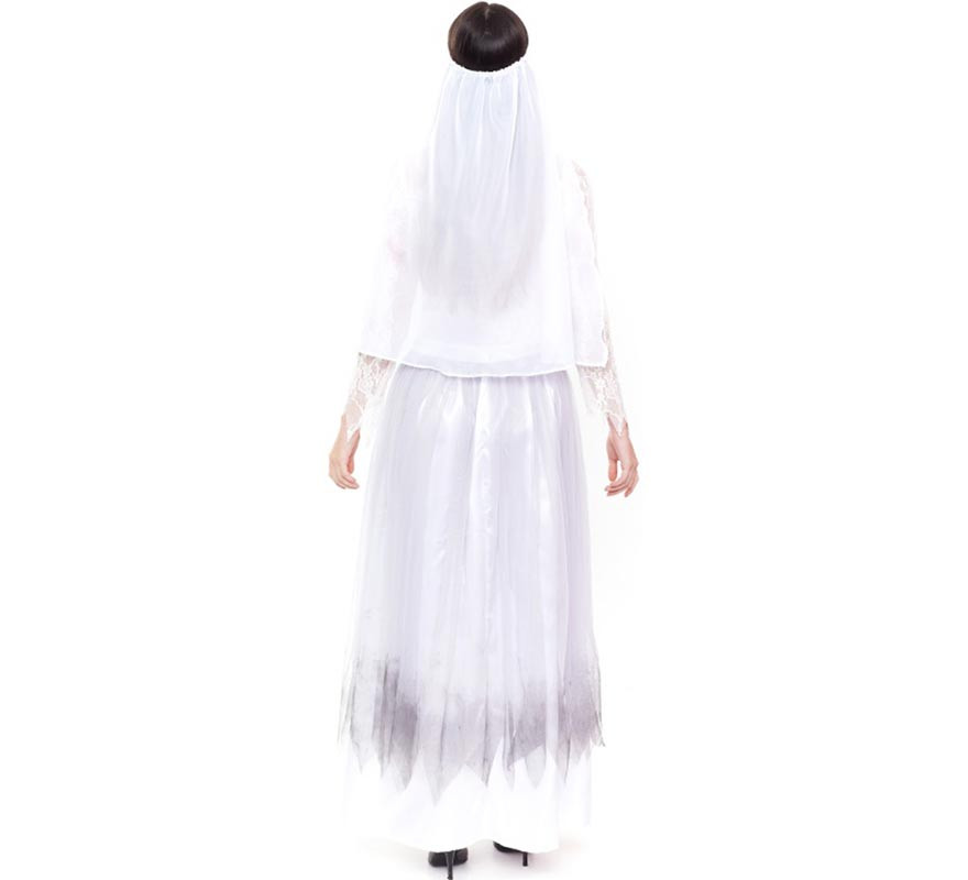 Dead Bride costume with veil for women-B