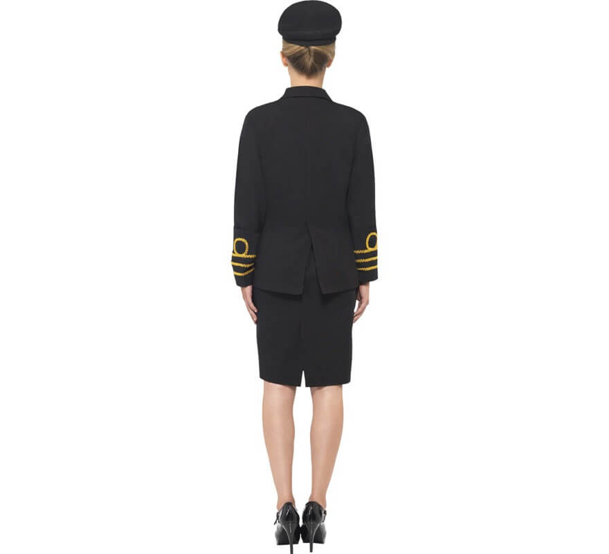 Navy Officer Kostüm für Damen-B