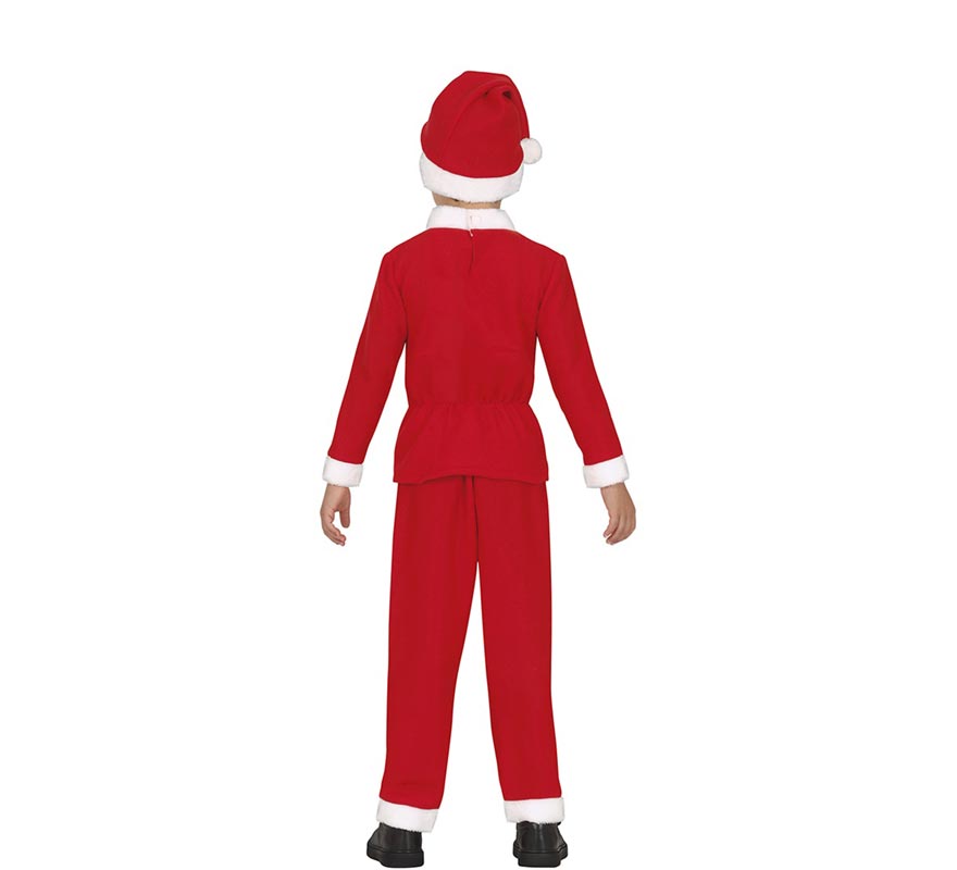 Classic Santa Claus costume with hat and belt for children-B