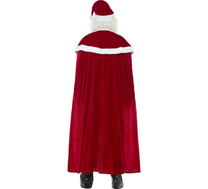 Weihnachtsmann Kostüm mit Umhang für Herren-B