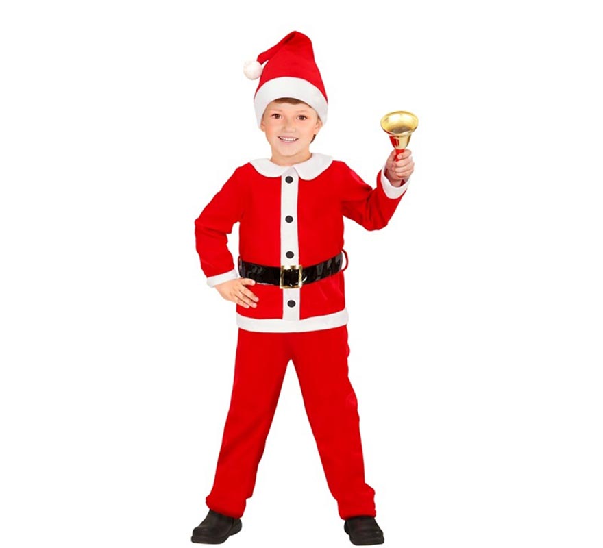 Disfraz de Papá Noel de Franela para niño-B