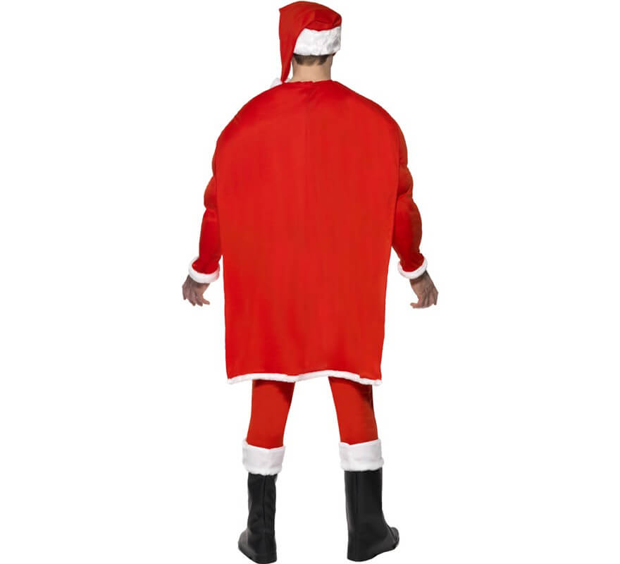 Muskulöses Weihnachtsmann-Kostüm für Herren-B