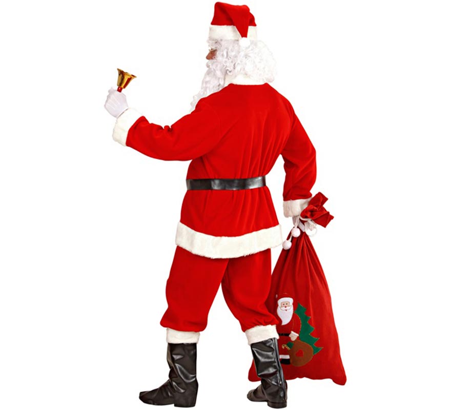 Super Deluxe Santa Claus Costume for Men-B