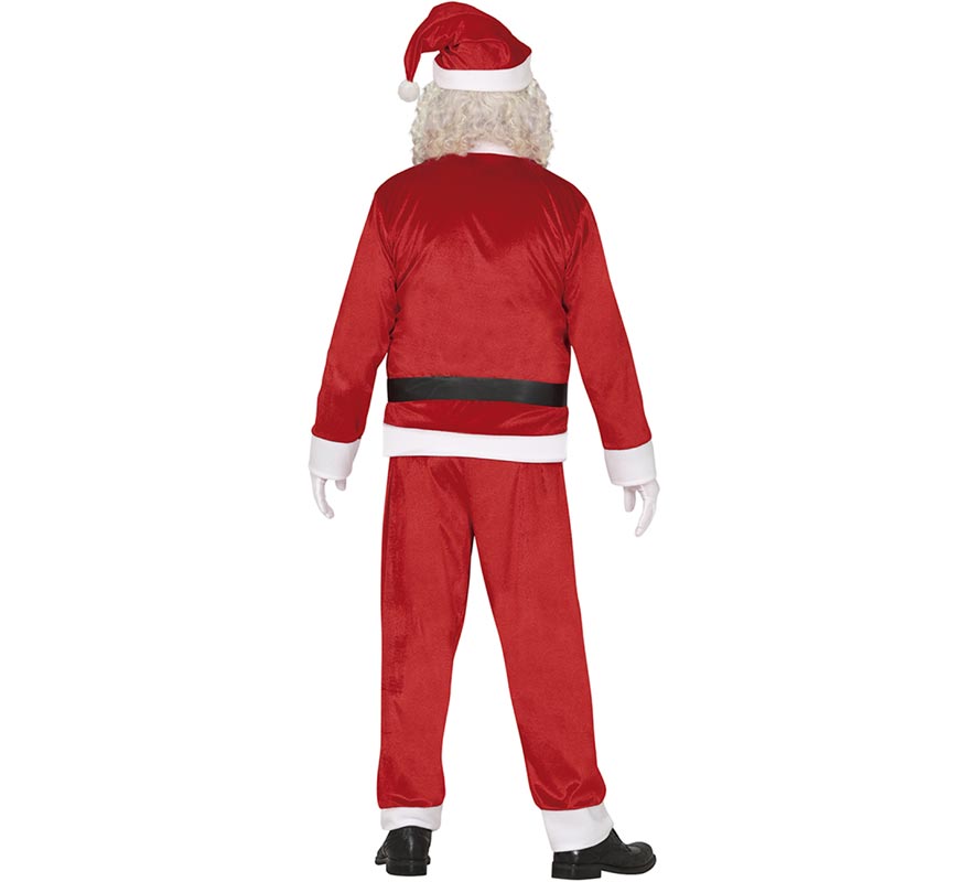 Costume tradizionale rosso da Babbo Natale per uomo-B